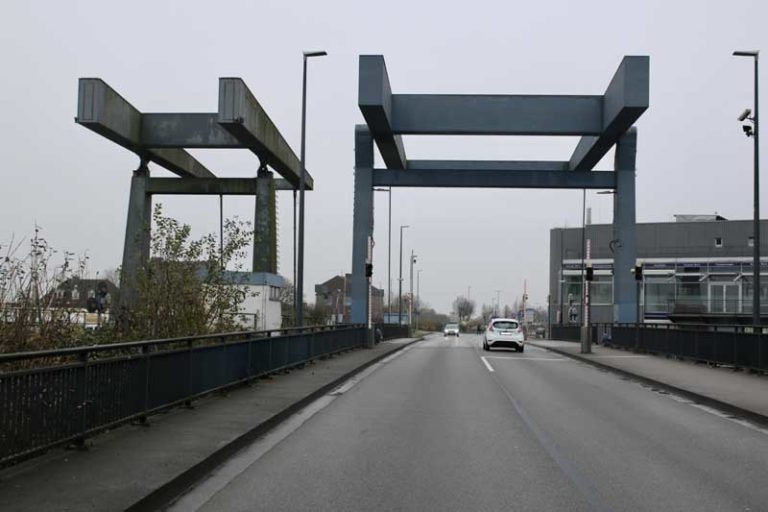 Hafenklappbrücke: Vollsperrung am 3. Dezember