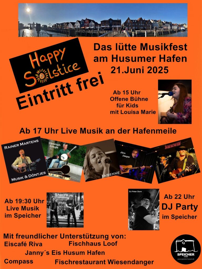 Happy Solstice – Das kleine Musikfest am Husumer Hafen