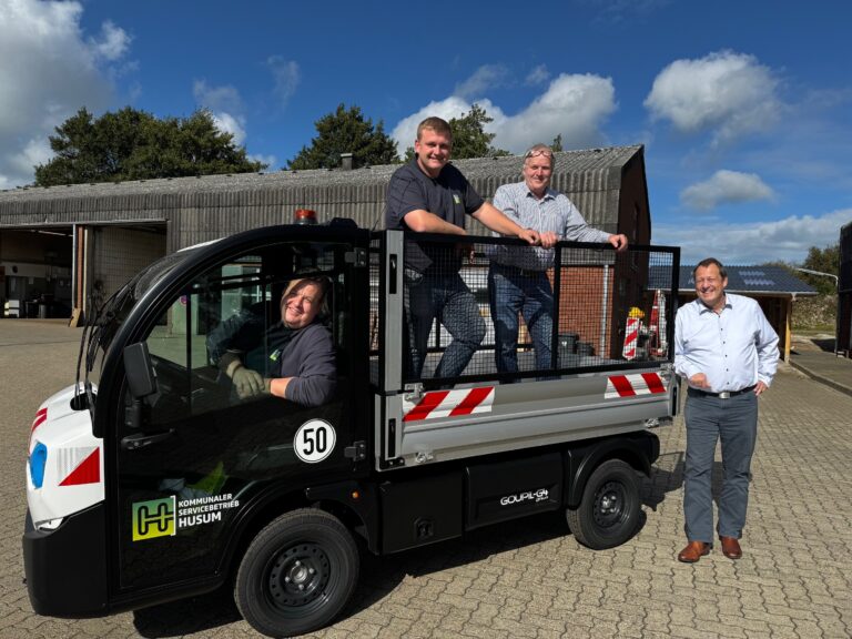 Kommunale Servicebetrieb Husum setzt auf E-Mobilität