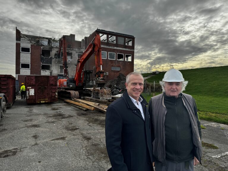 Förderbescheid für die Neugestaltung der Dockkoogspitze ist da – Ruine wird abgerissen