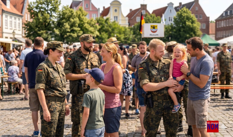 Veteranentag mit Bürgerfest am 14. Juni auf dem Husumer Marktplatz