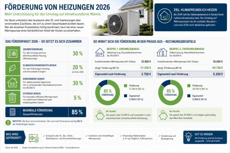 Welche Förderquoten senken deine Heizkosten am stärksten?
